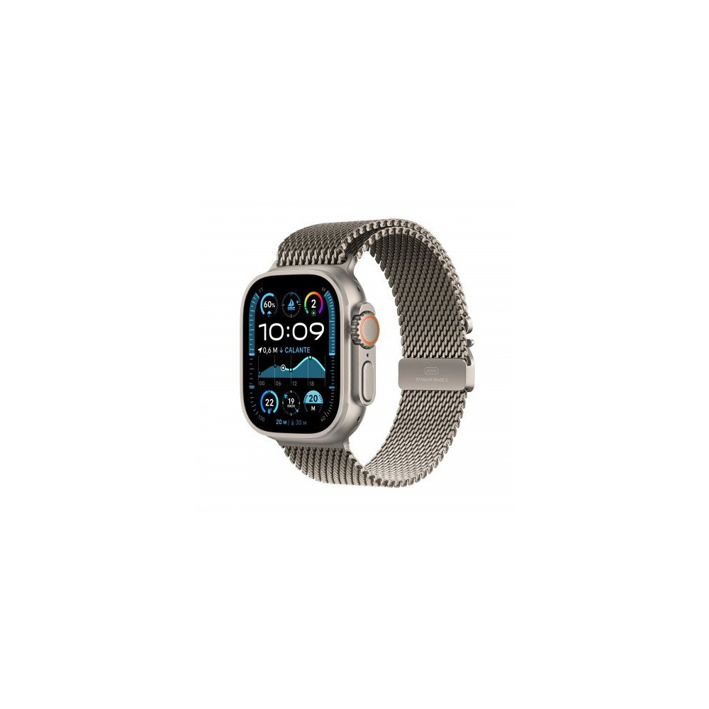 Apple Watch Ultra 2 GPS + Cellular 49mm Cassa Titanio Naturale con Titanio Naturale Milanese Loop - L