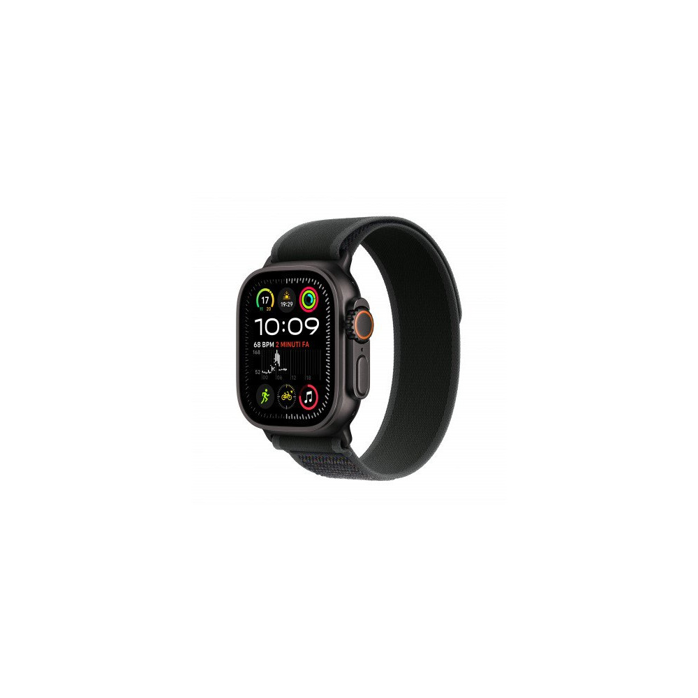 Apple Watch Ultra 2 GPS + Cellular 49mm Cassa Titanio Nero con Nero Trail Loop - M/L