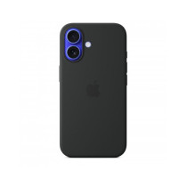 Custodia con Magsafe in Silicone per iPhone 16 - Nero