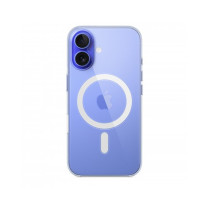 Custodia con Magsafe in Silicone per iPhone 16 - Trasparente