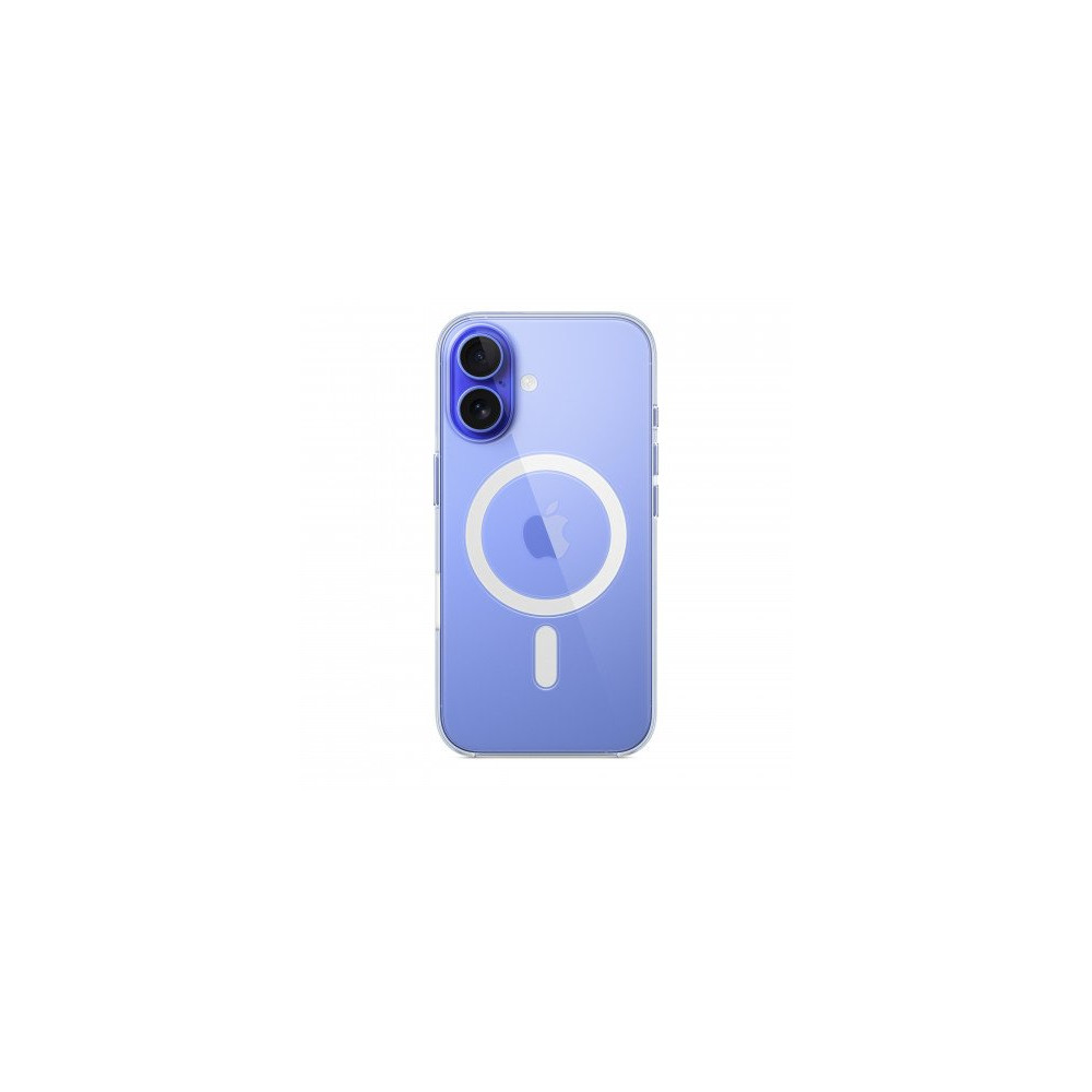 Custodia con Magsafe in Silicone per iPhone 16 - Trasparente