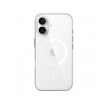Custodia con Magsafe in Silicone per iPhone 16 - Trasparente