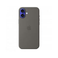 Custodia con Magsafe in Silicone per iPhone 16 Plus - Grigio Pietra