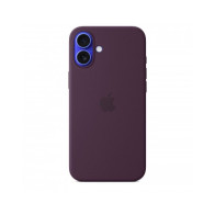 Custodia con Magsafe in Silicone per iPhone 16 Plus - Prugna