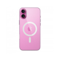 Custodia con Magsafe in Silicone per iPhone 16 Plus - Trasparente