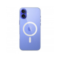 Custodia con Magsafe in Silicone per iPhone 16 Plus - Trasparente