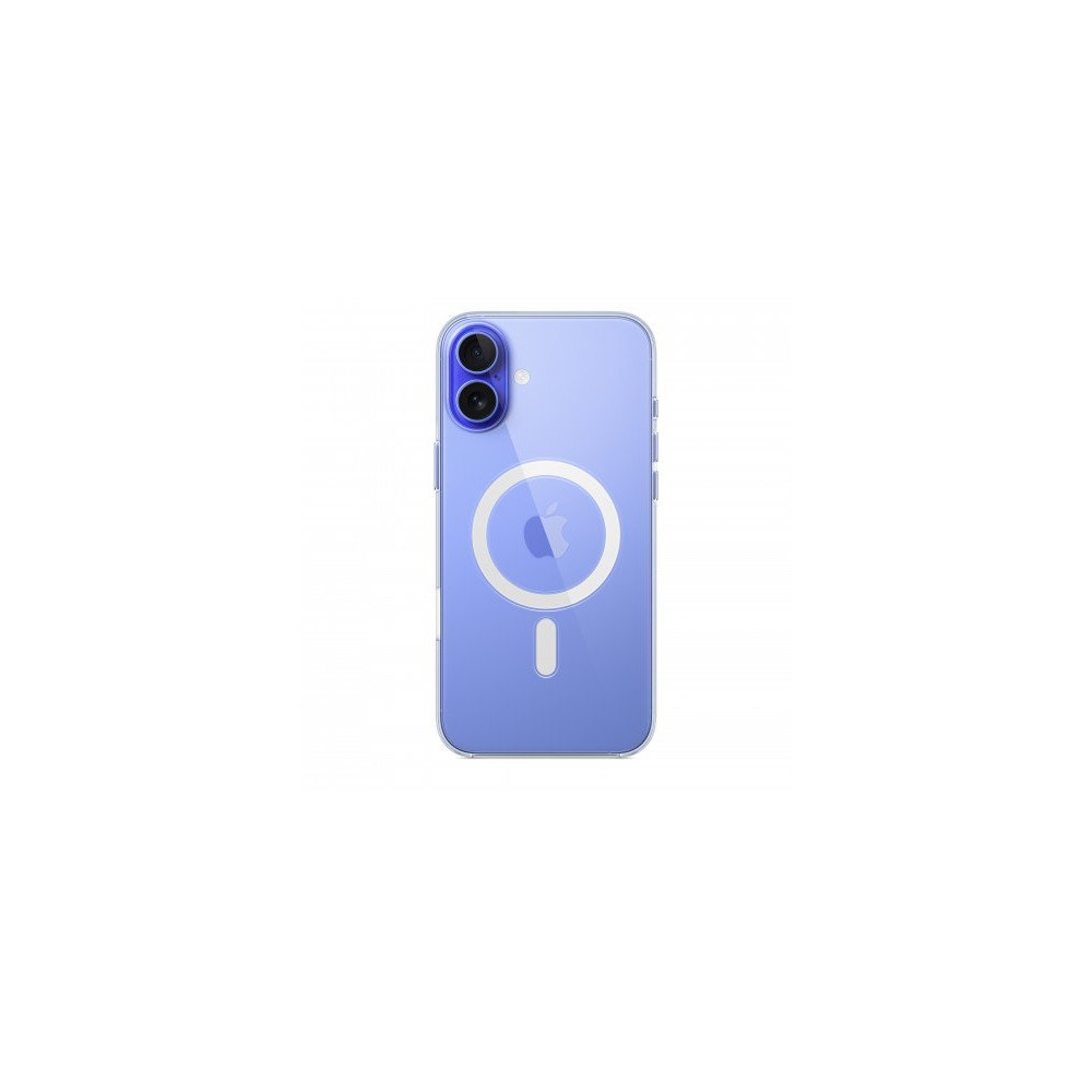 Custodia con Magsafe in Silicone per iPhone 16 Plus - Trasparente