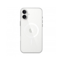 Custodia con Magsafe in Silicone per iPhone 16 Plus - Trasparente