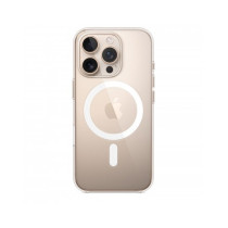 Custodia con Magsafe in Silicone per iPhone 16 Pro - Trasparente