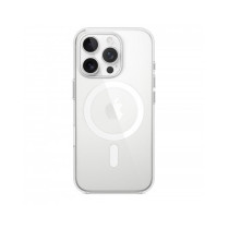 Custodia con Magsafe in Silicone per iPhone 16 Pro - Trasparente
