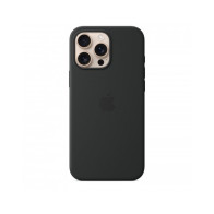 Custodia con Magsafe in Silicone per iPhone 16 Pro Max - Nero