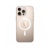 Custodia con Magsafe in Silicone per iPhone 16 Pro Max - Trasparente