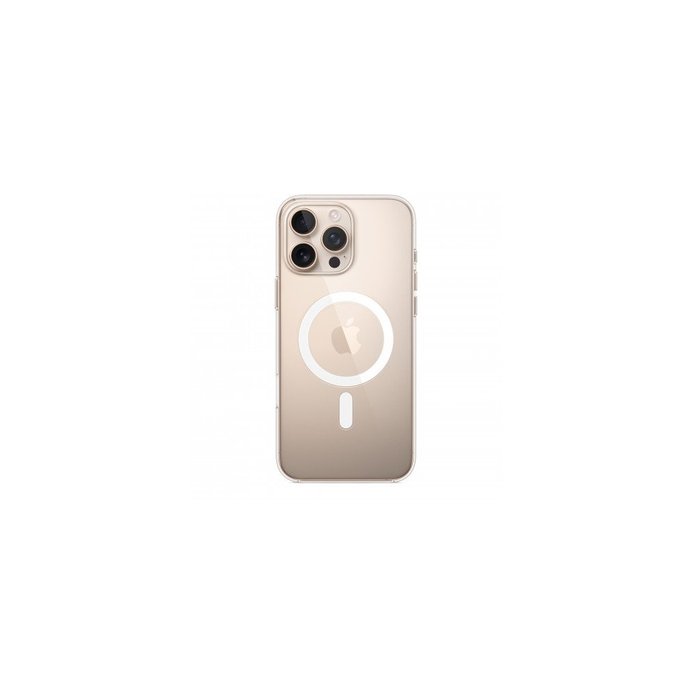 Custodia con Magsafe in Silicone per iPhone 16 Pro Max - Trasparente