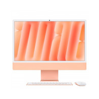 iMac arancione - Vetro standard - RAM 16GB di memoria unificata - HD SSD 256GB - Magic Mouse - Magic Keyboard con Touch ID - Ita