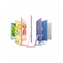 iMac arancione - Vetro standard - RAM 16GB di memoria unificata - HD SSD 256GB - Magic Mouse - Magic Keyboard con Touch ID - Ita
