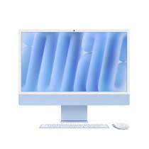 iMac blu - RAM 24GB di memoria unificata - HD SSD 256GB - Senza Ethernet - Magic Mouse - Magic Keyboard - Italiano