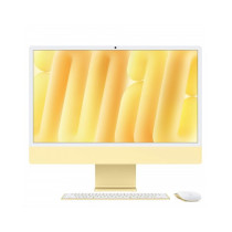 iMac giallo - RAM 16GB di memoria unificata - HD SSD 256GB - Gigabit Ethernet - Magic Mouse - Magic Keyboard con Touch ID e tast
