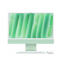 iMac verde - Vetro standard - RAM 24GB di memoria unificata - HD SSD 512GB - Magic Mouse - Magic Keyboard con Touch ID e tastier