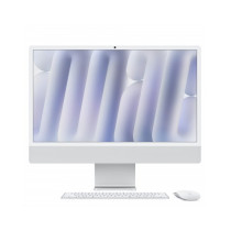 iMac 24" con Retina 4.5K display: Apple M4 chip con 8-core CPU and 8-core GPU, 16GB, 256GB SSD - Magic Keyboard - Argento