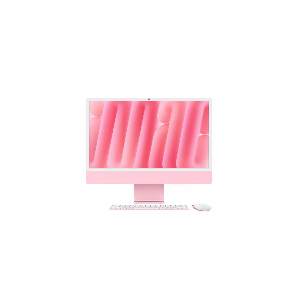 iMac 24" con Retina 4.5K display: Apple M4 chip con 8-core CPU and 8-core GPU, 16GB, 256GB SSD - Magic Keyboard - Rosa