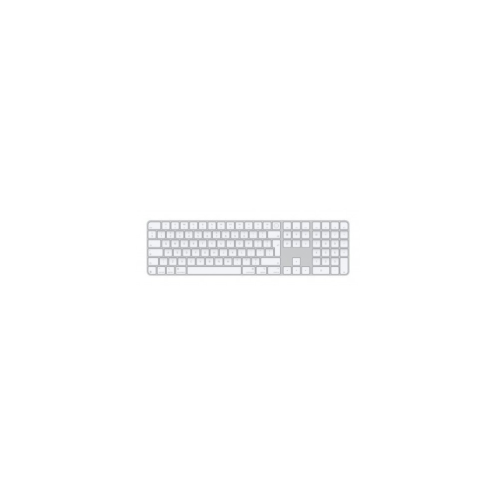 Magic Keyboard con Touch ID and Numeric Keypad per Mac models con Apple silicon - International English - Bianco Keys con porta 