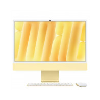 iMac giallo - Vetro standard - RAM 24GB di memoria unificata - HD SSD 512GB - Magic Mouse - Magic Keyboard con Touch ID - Italia