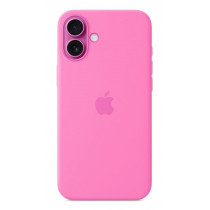 Custodia con Magsafe in Silicone per iPhone 16 Plus - Rosa Peonia