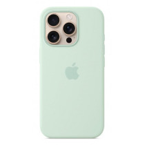 Custodia con Magsafe in Silicone per iPhone 16 Pro - Acquamarina