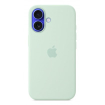 Custodia con Magsafe in Silicone per iPhone 16 - Acquamarina