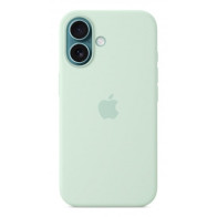 Custodia con Magsafe in Silicone per iPhone 16 - Acquamarina