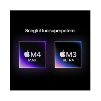Mac Studio - Chip Apple M3 Ultra con CPU 28-core, GPU 60-core, NE 32-core - RAM 96GB - HD SSD 4TB