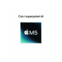 MacBook Pro 14" Apple M5 chip con 10-core CPU e 10-core GPU, 32GB, 1TB SSD - Argento