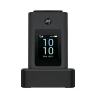 TCL ONETOUCH 4043 4G DUAL SIM 3.2" CLAMSHELL EASY PHONE DOPPIO DISPLAY BASETTA DI RICARICA ITALIA DARK NIGHT GREY