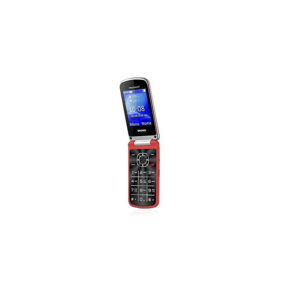 BRONDI PRESIDENT DUAL SIM 3" CLAMSHELL 32GB ITALIA RED