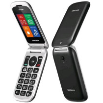 BRONDI STONE+ DUAL SIM 2.4" CLAMSHELL FLIP ATTIVO FOTOCAMERA TASTI CHIAMATA DIRETTA TORCIA ITALIA BLACK