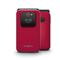EMPORIA JOY V228 V3 SENIOR PHONE 2G 2.8" CLAMSHELL USB-C FOTOCAMERA ITALIA RED