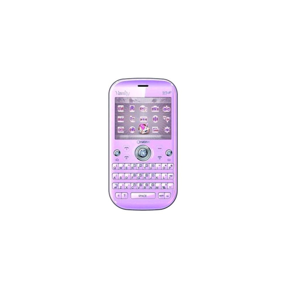 NGM VANITY QWERTY DUAL SIM SWAROVSKI ITALIA LILLA