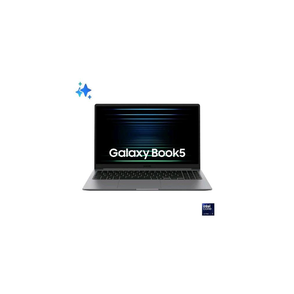 SAMSUNG GALAXY BOOK5 NP754XHD-KD4IT 15.6" LED INTEL CORE ULTRA 7 255U RAM 32GB-SSD 512GB NVMe-INTEL ARC GRAPHICS-WI-FI 6E-WIN 11