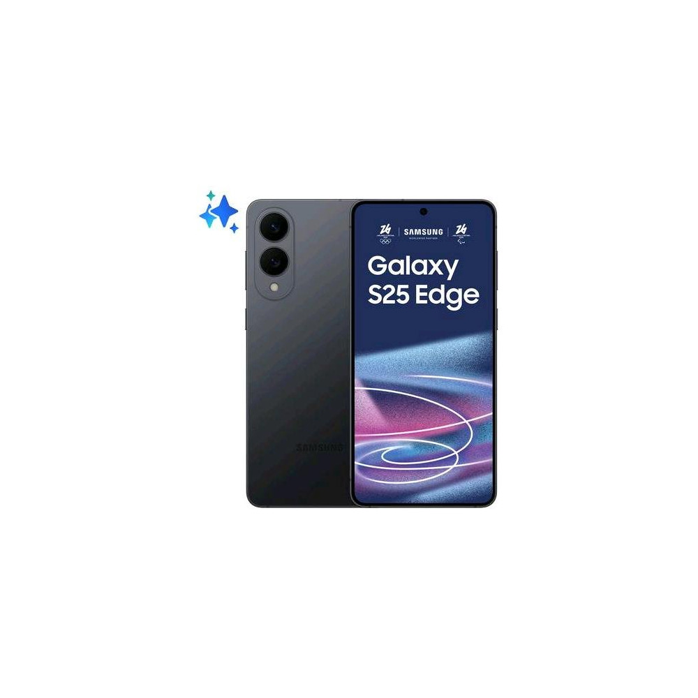 SAMSUNG S937 GALAXY S25 EDGE 5G DUAL SIM 6.7" OCTA CORE 512GB RAM 12GB VOAFONE ITALIA TITANIUM JETBLACK