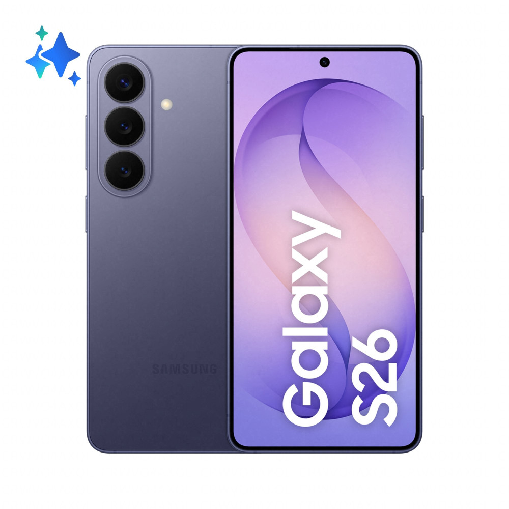 SAMSUNG S942 GALAXY S26 AI 5G DUAL SIM 6.3" OCTA CORE 512GB RAM 12GB 5G ITALIA COBALT VIOLET