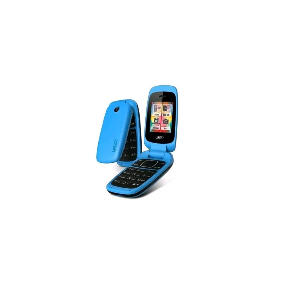 YEZZ CLASSIC C50 DUAL SIM CLAMSHELL RADIO FM BLUETOOTH ITALIA CYAN BLUE
