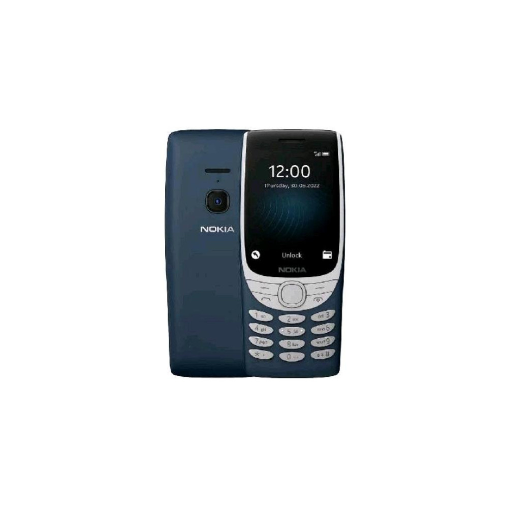 NOKIA 8210 DUAL SIM 4G 2.8" A COLORI TASTIERA FISICA RADIO ED MP3 FOTOCAMERA 4G LTE BLUE