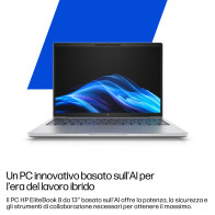 HP ELITEBOOK 8 G1a AI 14" WUXGA AMD RYZEN AI 5 230 RAM 16GB SSD 512GB NVMe-AMD RADEON GRAPHICS 760M-WI-FI 6E-WIN 11 PROF ARGENTO