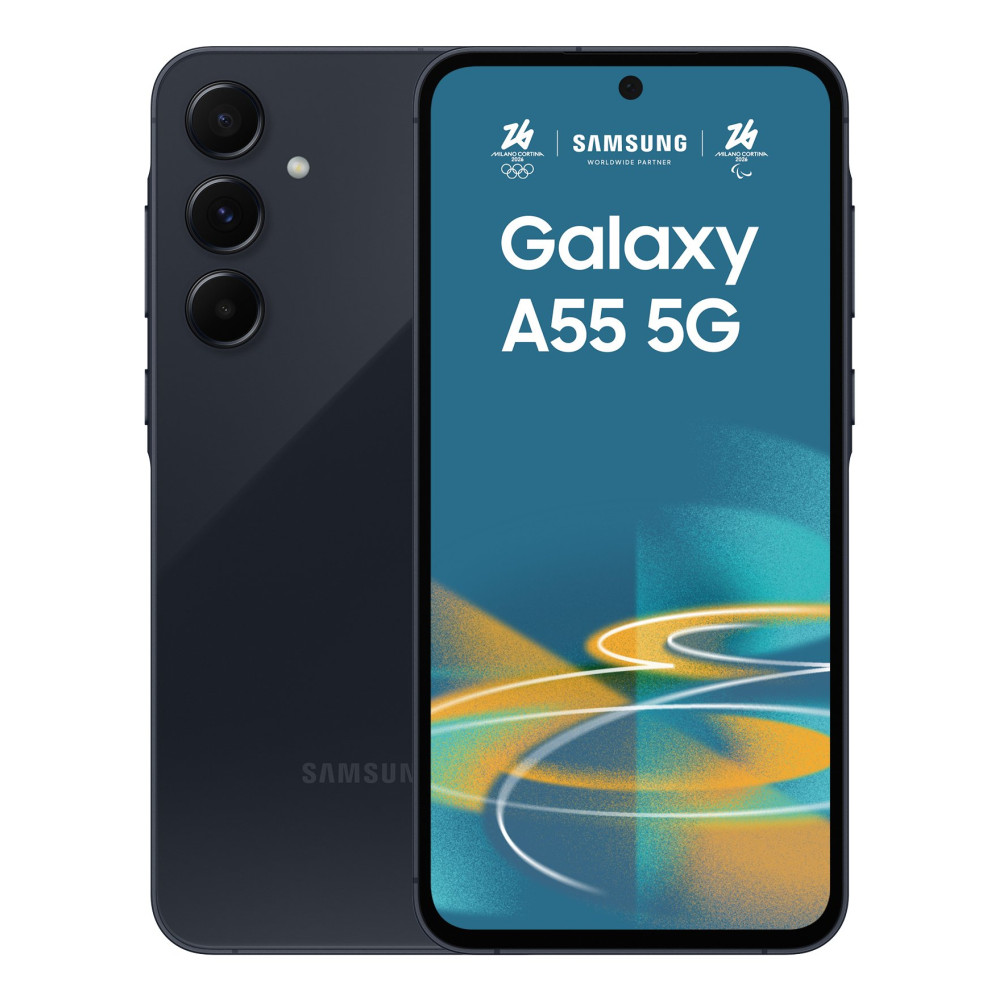 SAMSUNG A556 GALAXY A55 5G DUAL SIM 6.6" OCTA CORE 128GB RAM 8GB 5G ITALIA BLUE BLACK