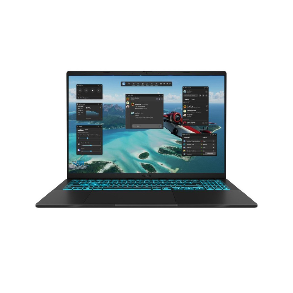 ASUS NB 16" V16 intel core 7 240H 16GB 1TB SSD RTX 5070 8GB WIN 11 HOME