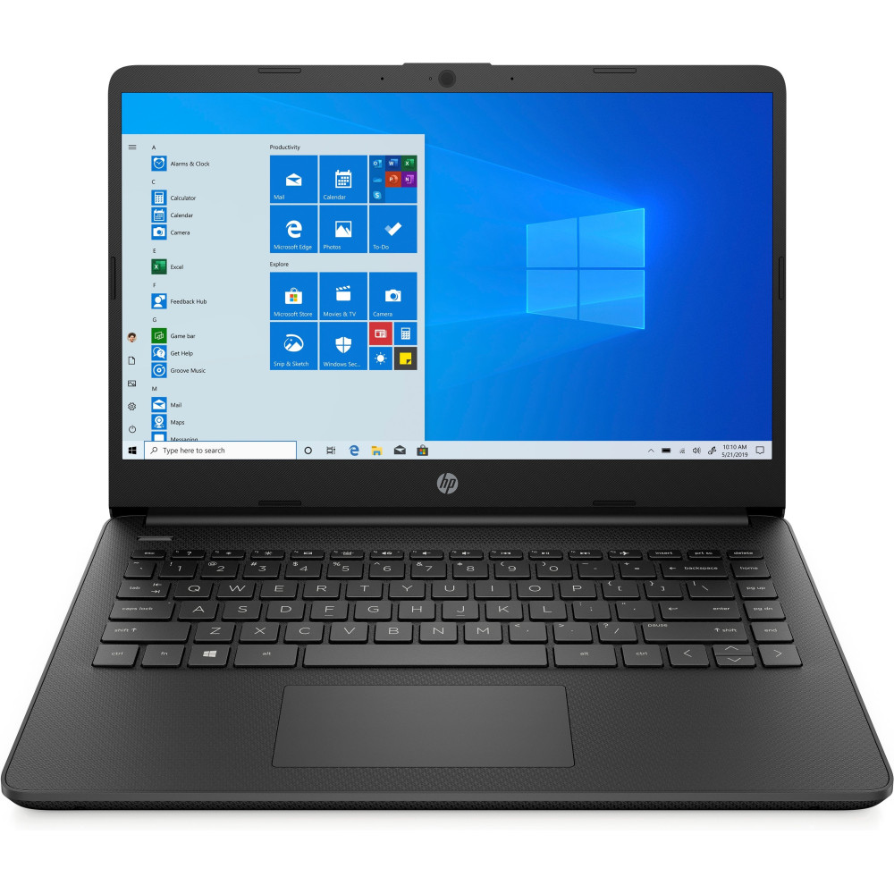 HP 14S-DQ0036NL 14" CELERON N4020 1.1GHz RAM 4GB-eMMC 64GB-WIN 10 HOME S BLACK (23D03EA#ABZ)