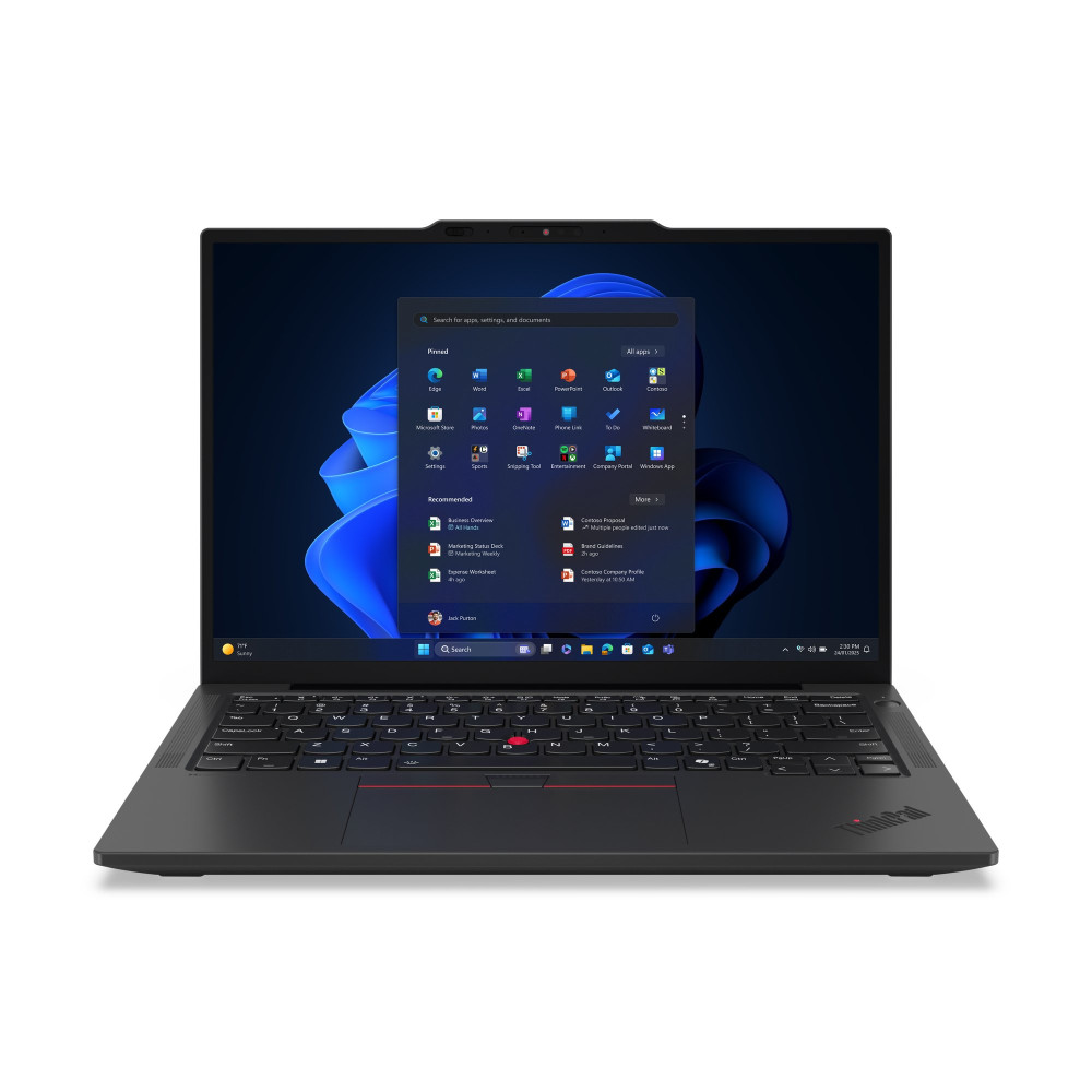 LENOVO THINKPAD X13 GEN 6 13.3" WUXGA INTEL CORE ULTRA 7 255U RAM 16GB-SSD 512GB NVMe-INTEL GRAPHICS-WI-FI 6E-WIN 11 PROF NERO (