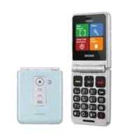 BRONDI FLIPPER DUAL SIM 2.4" CLAMSHELL FLIP ATTIVO 3 PULSANTI ACCESSO RAPIDO 9 MEMORIE PER CHIAMATE RAPIDE USB-C ITALIA GREEN WA