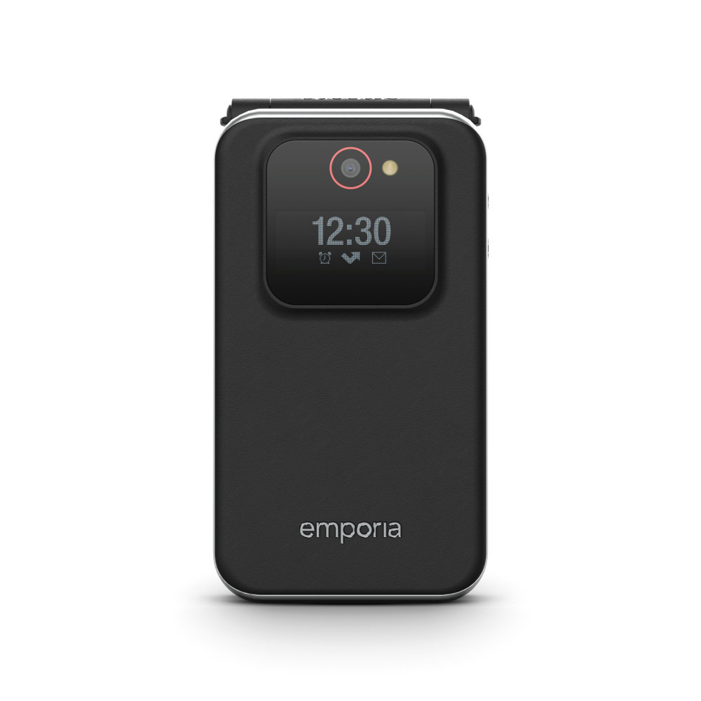 EMPORIA JOY LTE 4G 2.8" CLAMSHELL EASY SMARTPHONE 4G LTE ITALIA BLACK