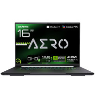 GIGABYTE AERO X16 LAPTOP GAMING COPILOT+ 16" WQXGA 165Hz 2560 x 1600 AMD RYZEN AI 7 350 RAM 16GB-SSD 1TB NVMe-NVIDIA GEFORCE RTX